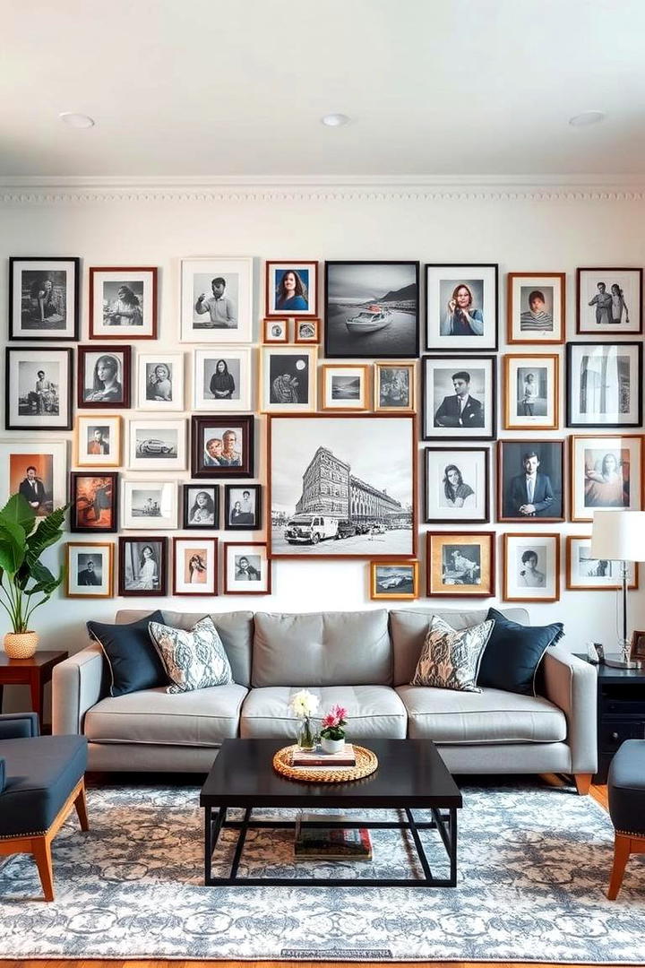 Artistic Gallery Walls - 21 Apartment Decorating Ideas