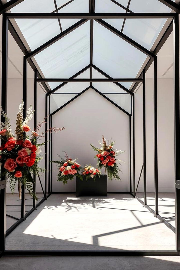 Artistic Geometric Design - 30 Tall Wedding Centerpiece Ideas