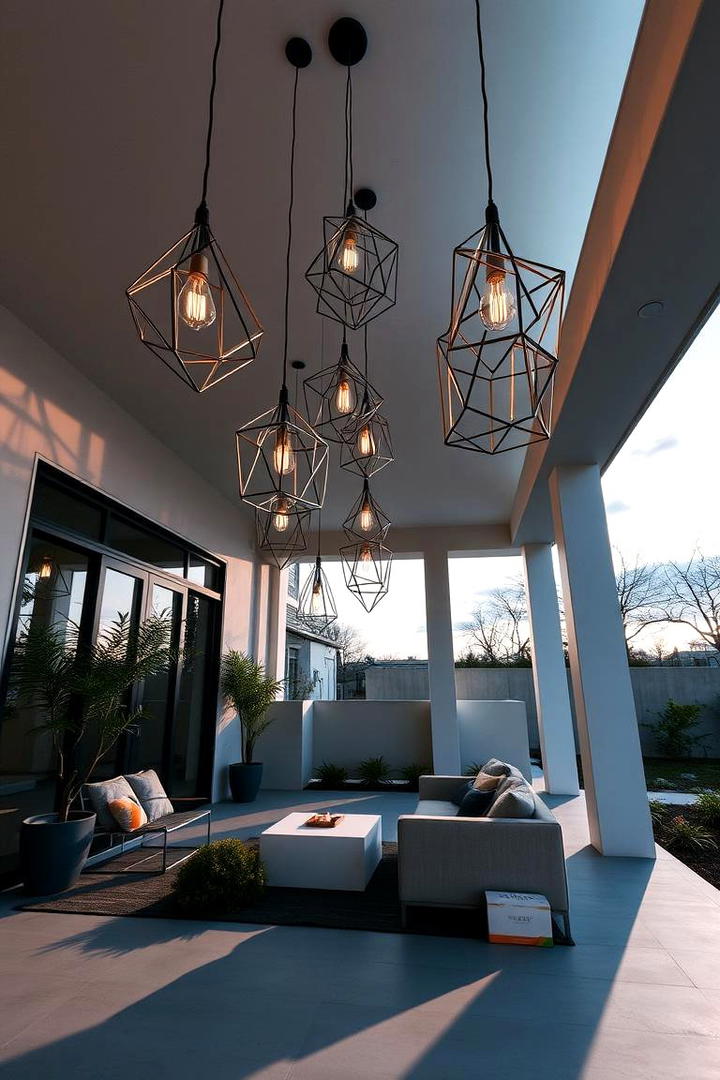 Artistic Hanging Fixtures - 30 Front Porch Lighting Ideas