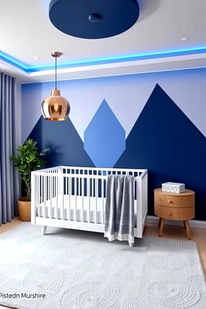 Artistic Indigo Infusion - 30 Nursery Color Ideas