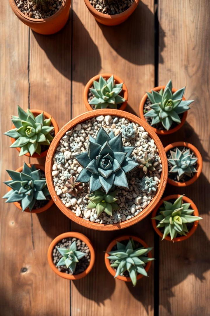 Artistic Succulent Display - 21 Wedding Centerpiece Ideas