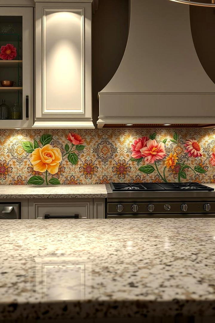 Artistic Tile Accents - 30 Eclectic Kitchen Ideas