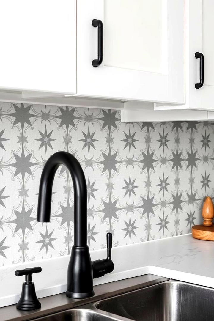 Artistic Tile Backsplashes - 30 Scandinavian Kitchen Ideas