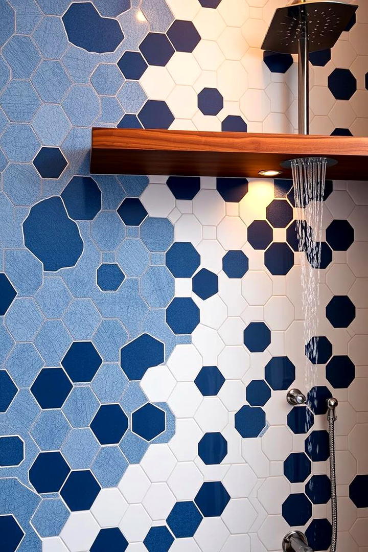 Artistic Tile Patterns - 21 Small Shower Ideas