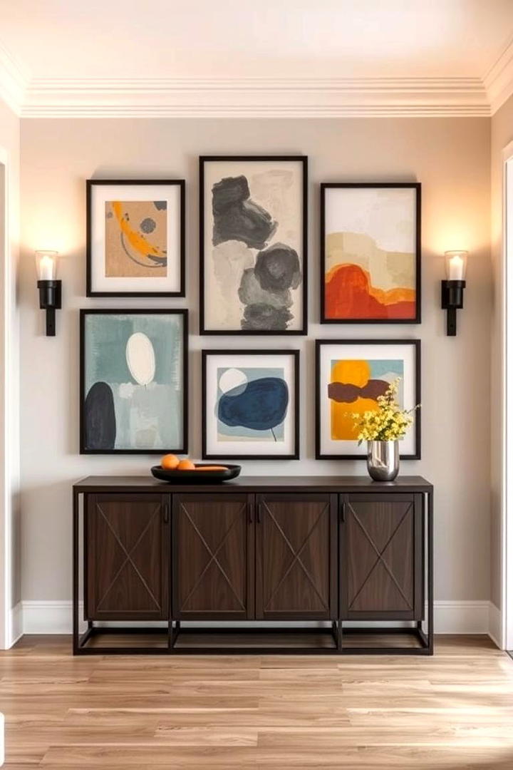 Artistic Wall Decor Impact - 21 Foyer Decor Ideas