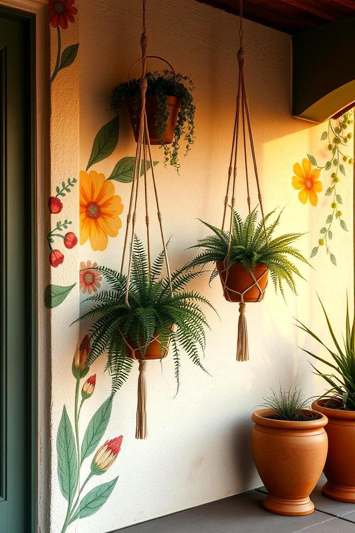 Artistic Wall Murals - 21 Small Porch Ideas