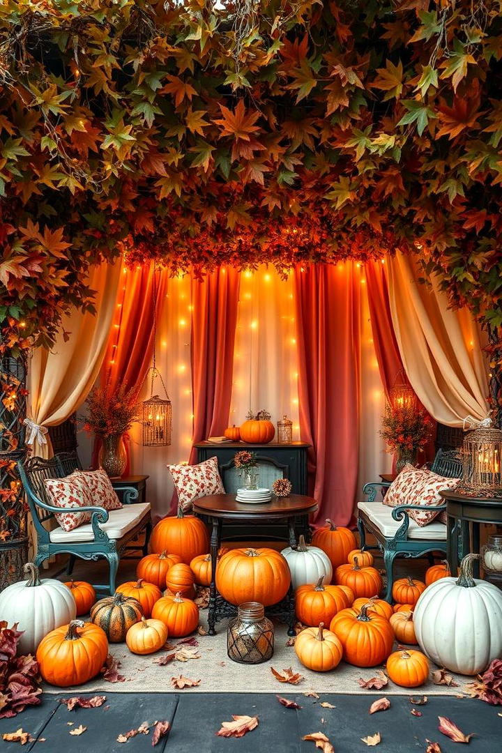 Autumn Themed Backdrops - 21 Fall Wedding Décor Ideas