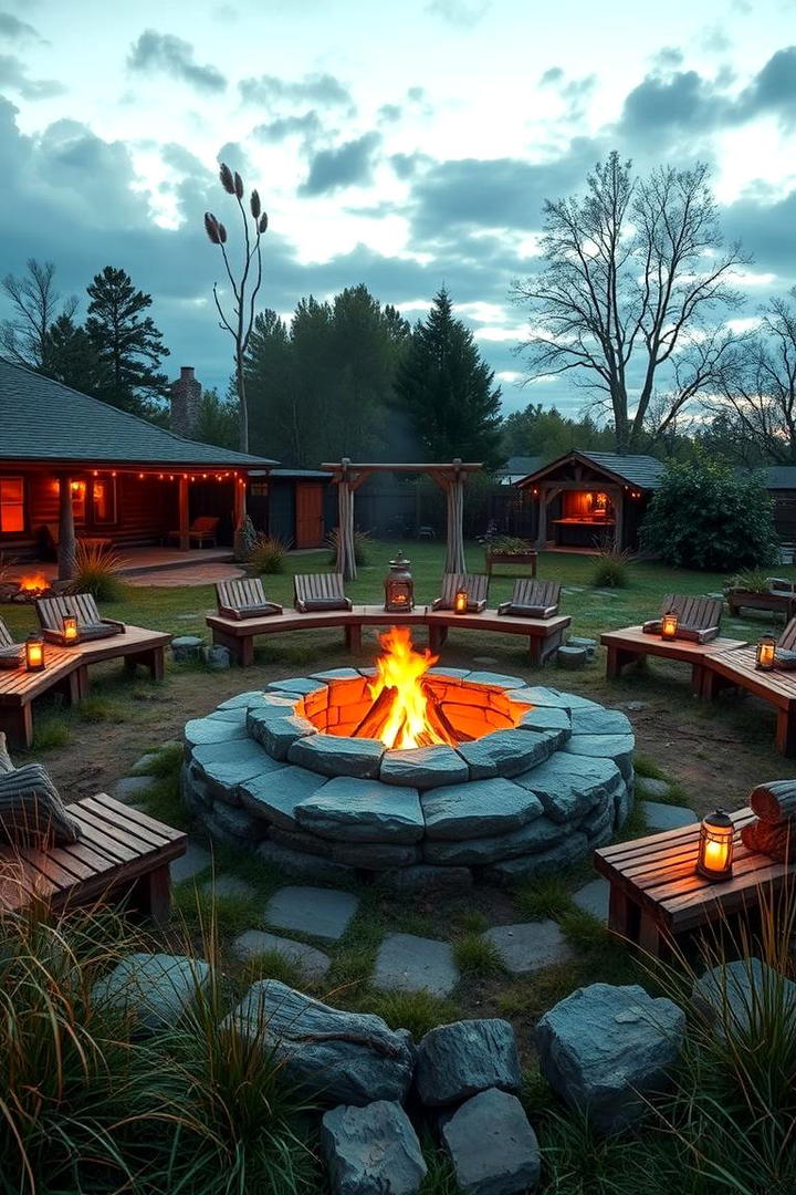 Backyard Bonfire Zone - 21 Fire Pit Ideas