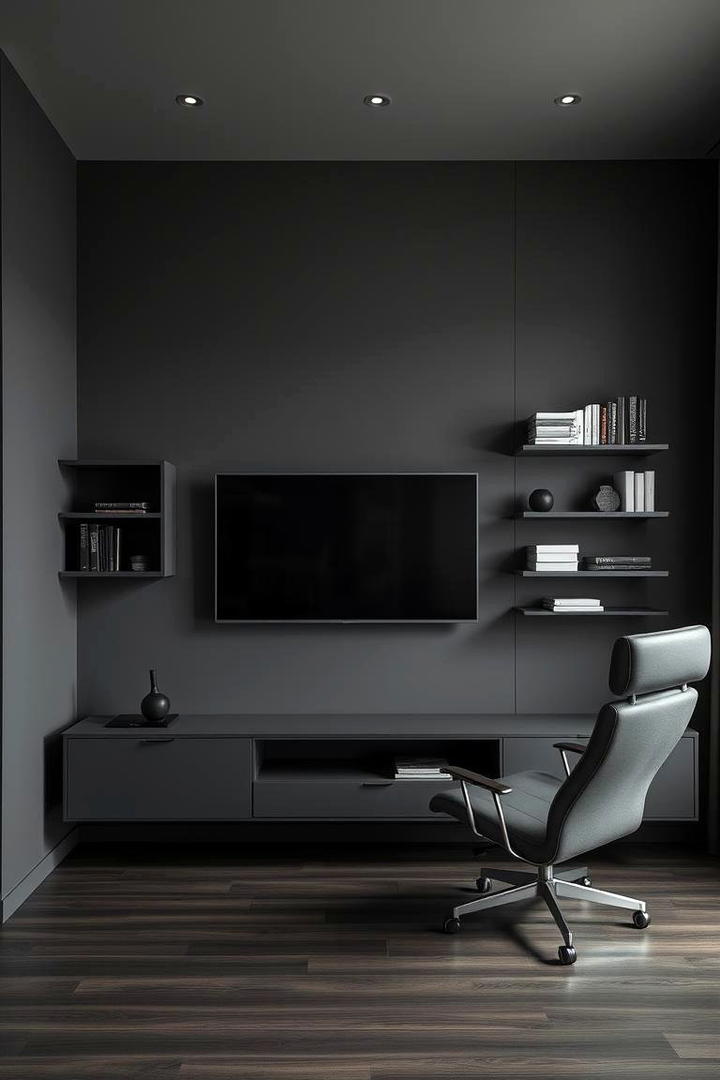 Balanced Aesthetics for Relaxation - 30 Dark Grey Bedroom Ideas