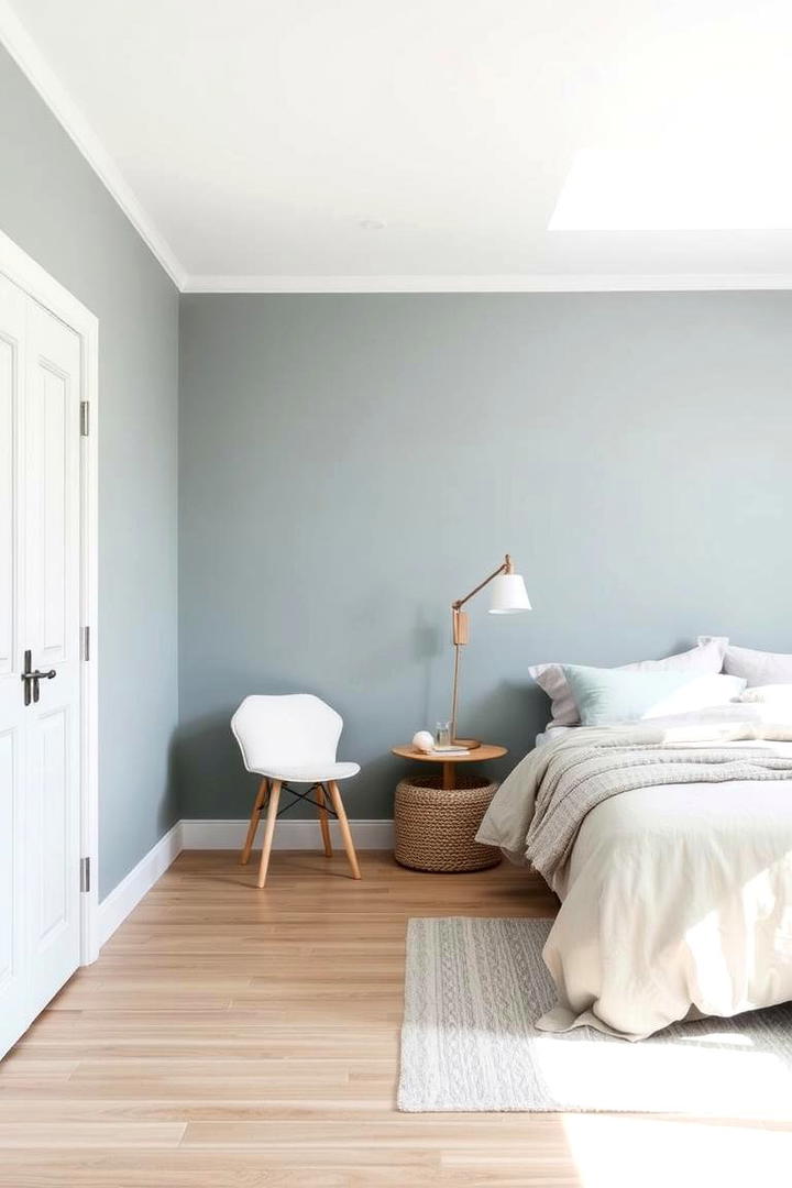 Balanced Color Palette - 30 Duck Egg Blue Bedroom Ideas