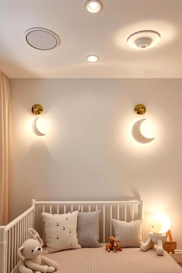 Balanced Lighting Design - 30 Twin Nursery Ideas