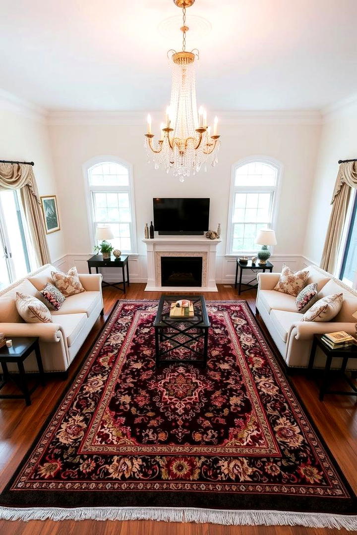 Balanced Symmetry Layouts - 30 Traditional Living Room Ideas