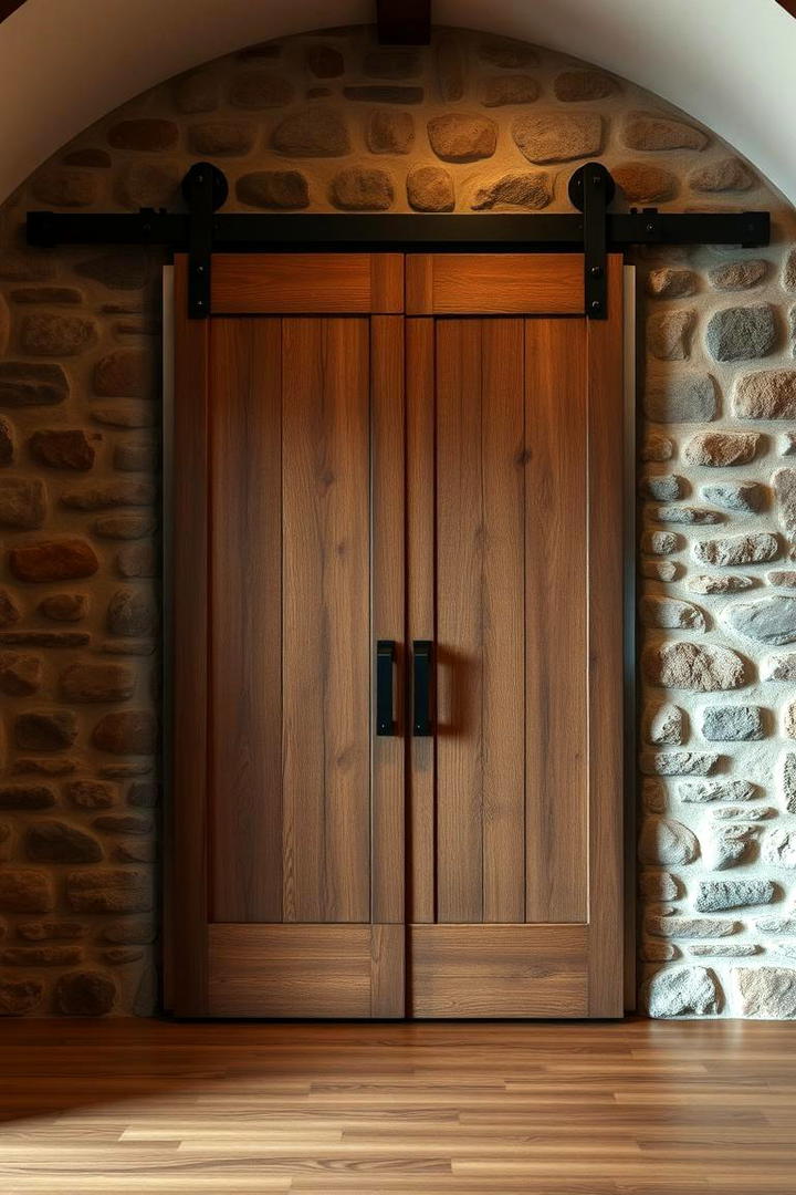 Barn Door Accent Elegance - 21 Rustic Decor Ideas