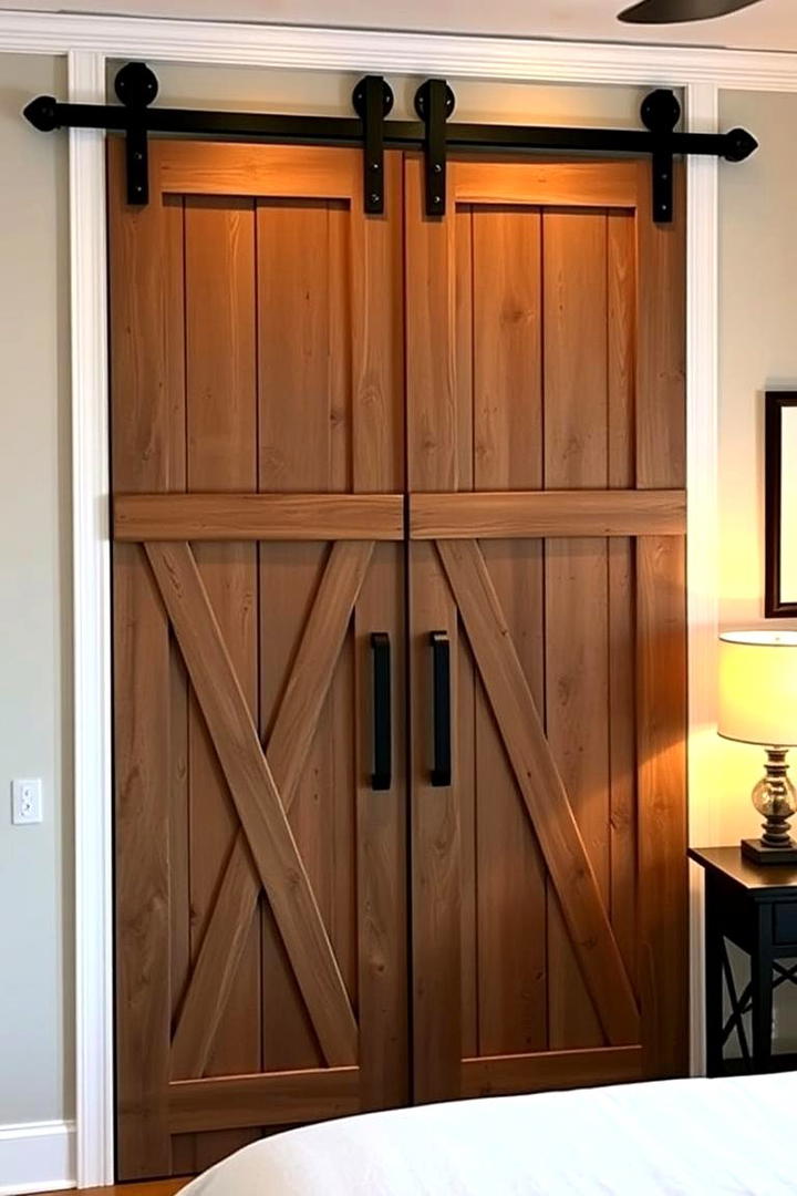 Barn Style Sliding Door - 30 closet door ideas