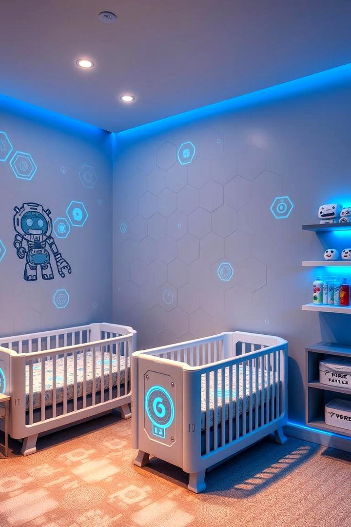 Big Hero 6 Futuristic Nursery - 30 Disney Nursery Ideas