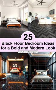 25 Black Floor Bedroom Ideas for a Bold and Modern Look