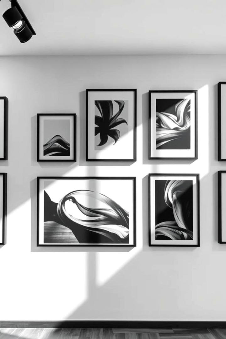 Black and White Elegance - 21 Gallery Wall Ideas