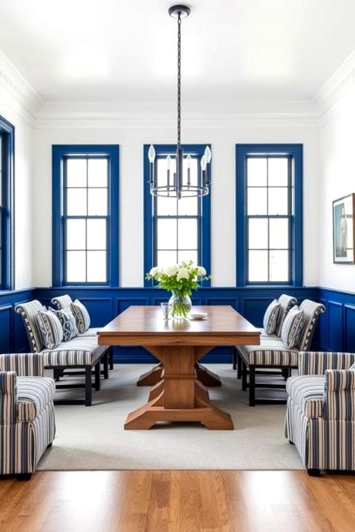 Blue and White Harmony - 21 Blue Dining Room Ideas