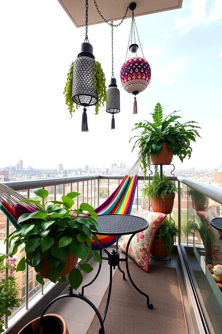 Bohemian Balcony Oasis - 30 House Decor Ideas