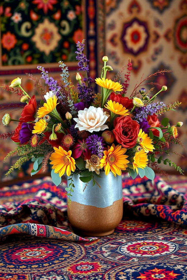 Bohemian Chic Florals - 21 Flower Centerpiece Ideas