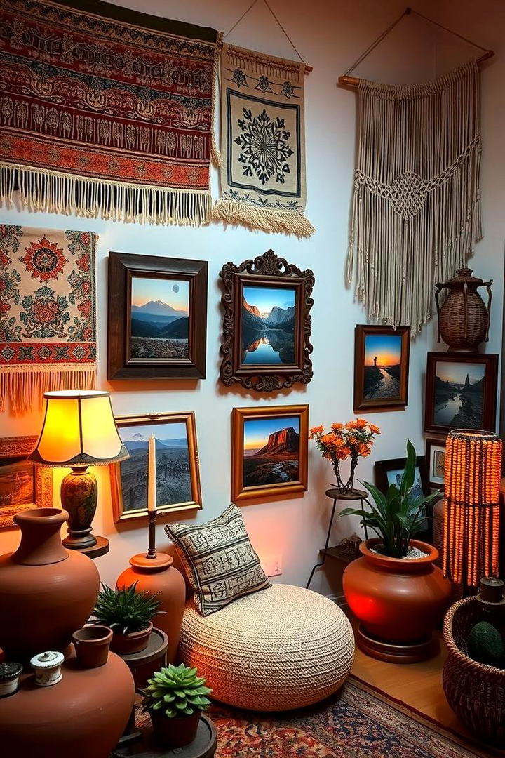 Bohemian Chic Gallery - 21 Photo Wall Ideas