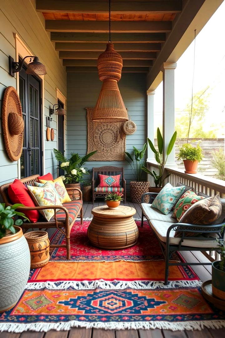 Bohemian Decor Retreat - 21 Back Porch Ideas