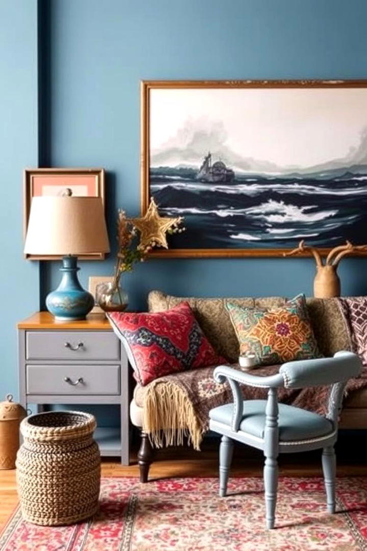 Bohemian Dream Eclectic Blue gray Accents - 21 Blue-gray Paint Colors