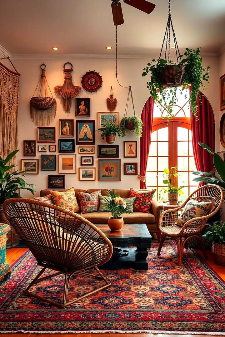 Bohemian Eclectic Vibes - 21 Modern Living Room Ideas