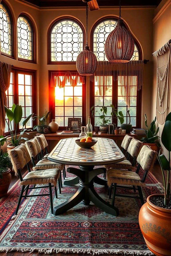 Bohemian Inspired Dining - 30 Dining Room Ideas