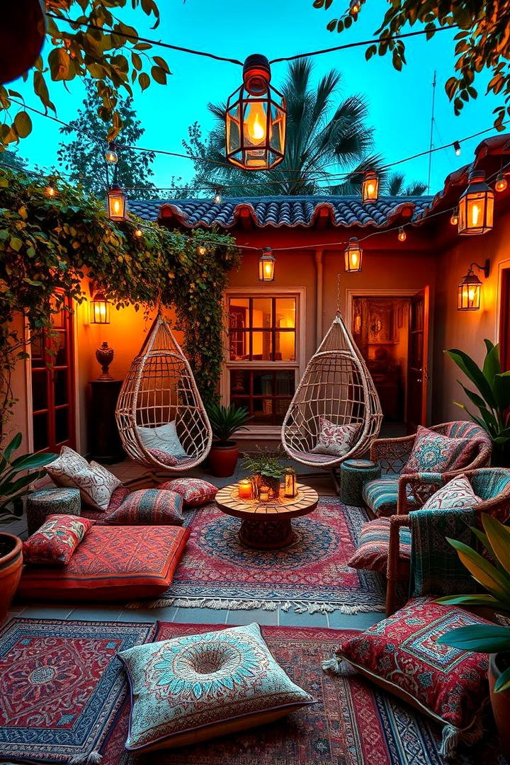 Bohemian Patio Accents - 21 Patio Decor Ideas