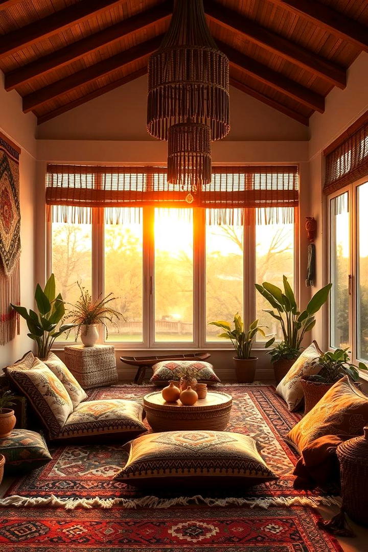 Bohemian Sunroom - 21 Sunroom Ideas