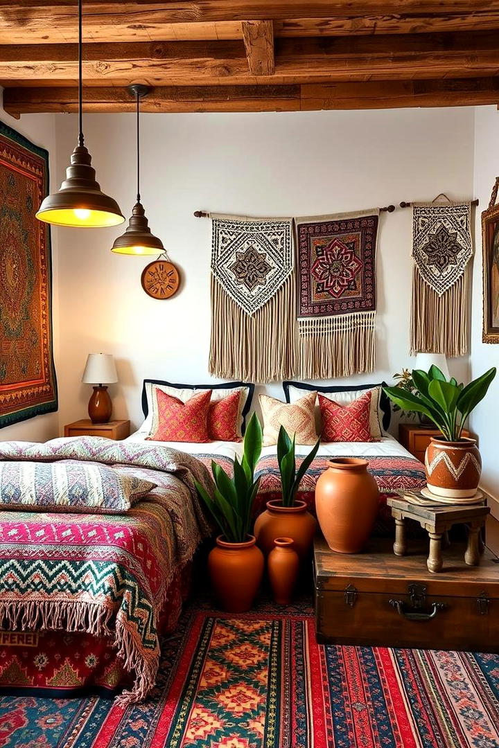 Bohemian Vibe Guest Room - 21 guest room ideas