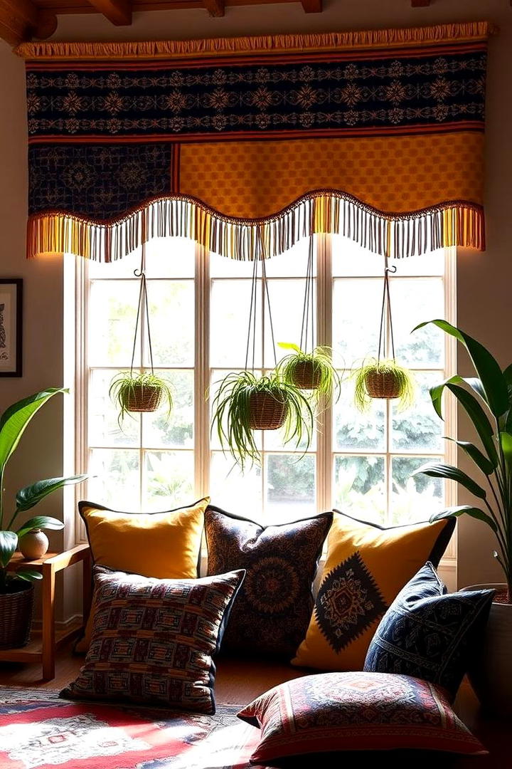 Bohemian Vibes - 21 Window Valance Ideas