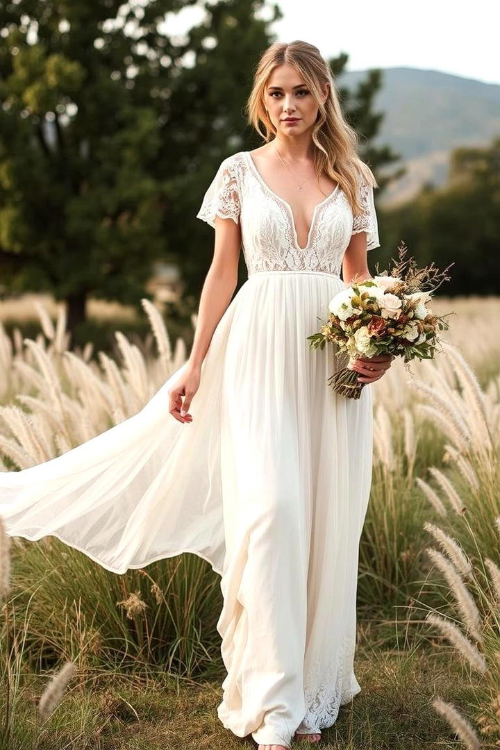 Boho Bridal Attire and Accessories - 21 boho wedding ideas