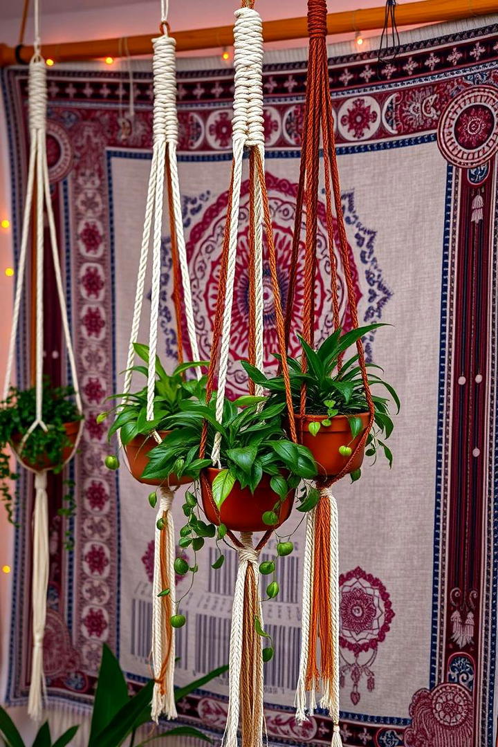 Boho Chic Vertical Planter - 21 Vertical Garden Ideas