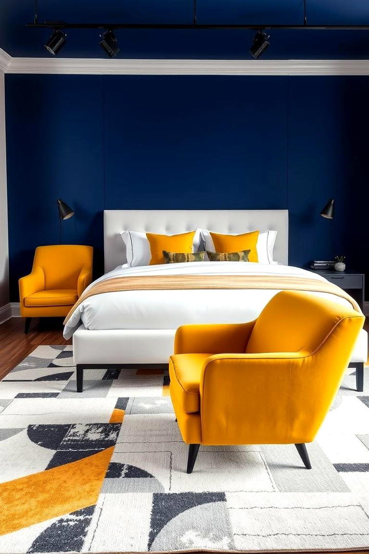 Bold Color Accents - 30 Bedroom Ideas For Couples