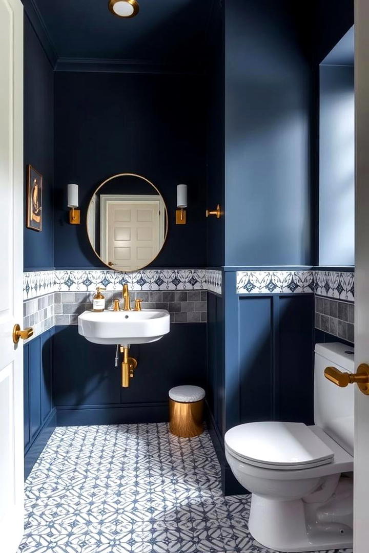 Bold Color Accents - 30 Ensuite Bathroom Ideas