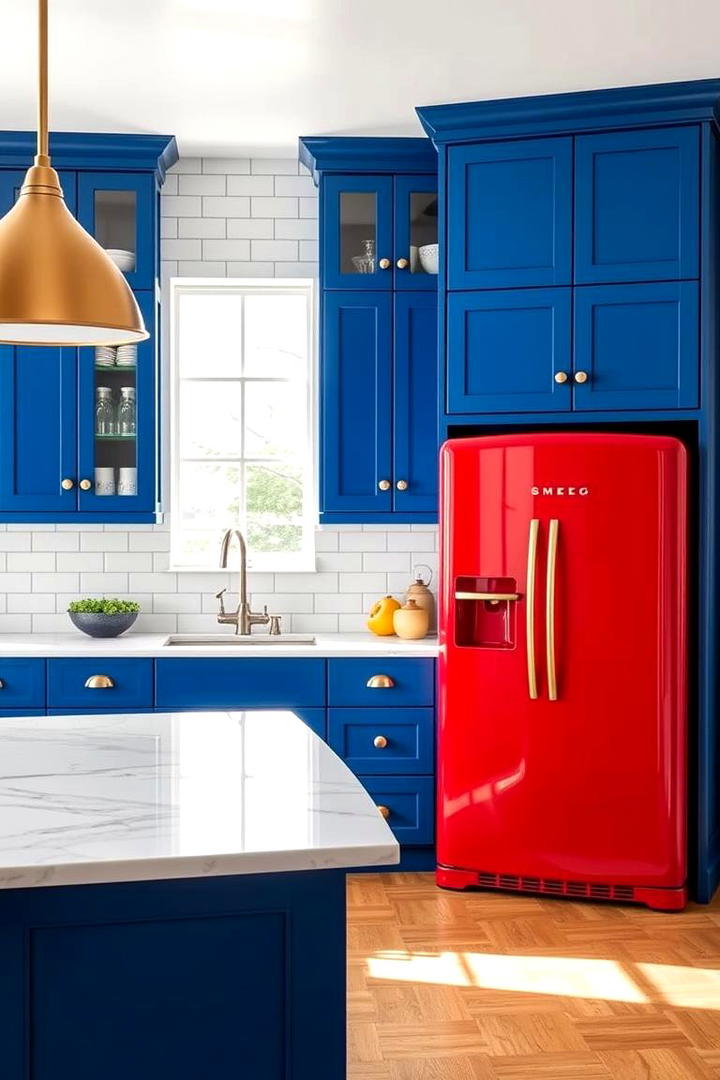 Bold Color Accents - 21 Kitchen Design Ideas