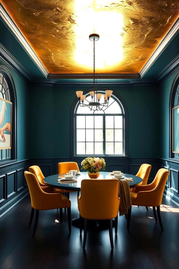 Bold Color Pop Dining - 30 Dining Room Ideas