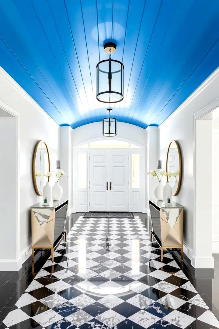 Bold Color Statements - 30 Shiplap Ceiling Ideas