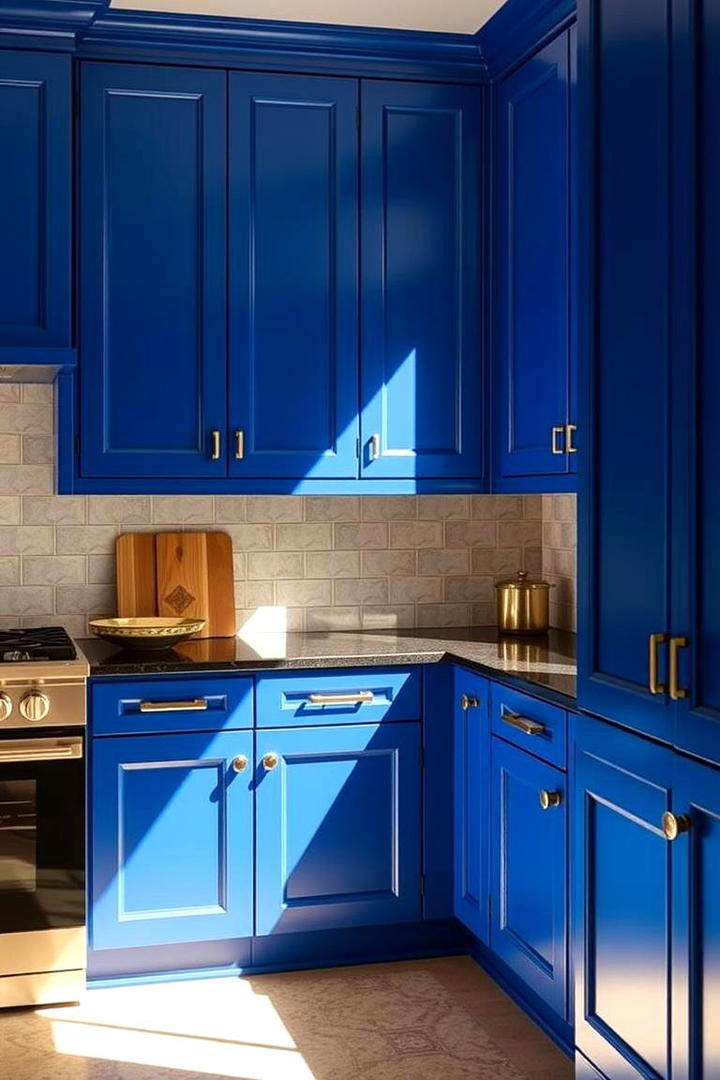 Bold Colored Cabinet Designs - 30 Corner Cabinet Ideas