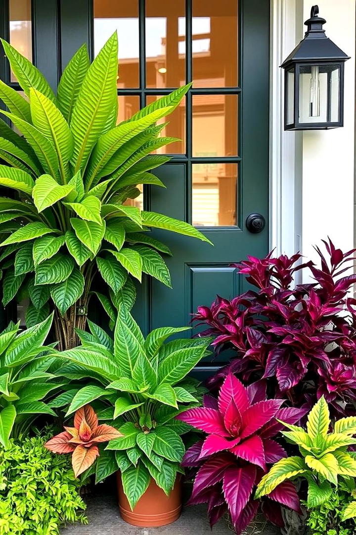 Bold Foliage Displays - 21 Front Door Plants