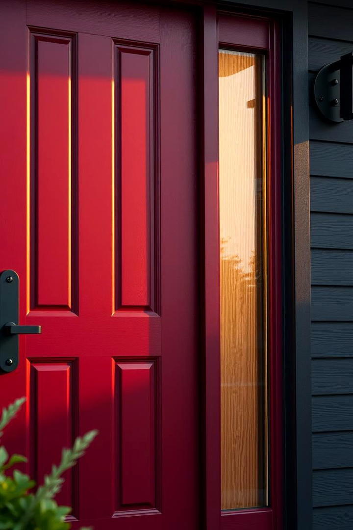 Bold Front Door Statement - 30 Dark Brown House With Black Trim