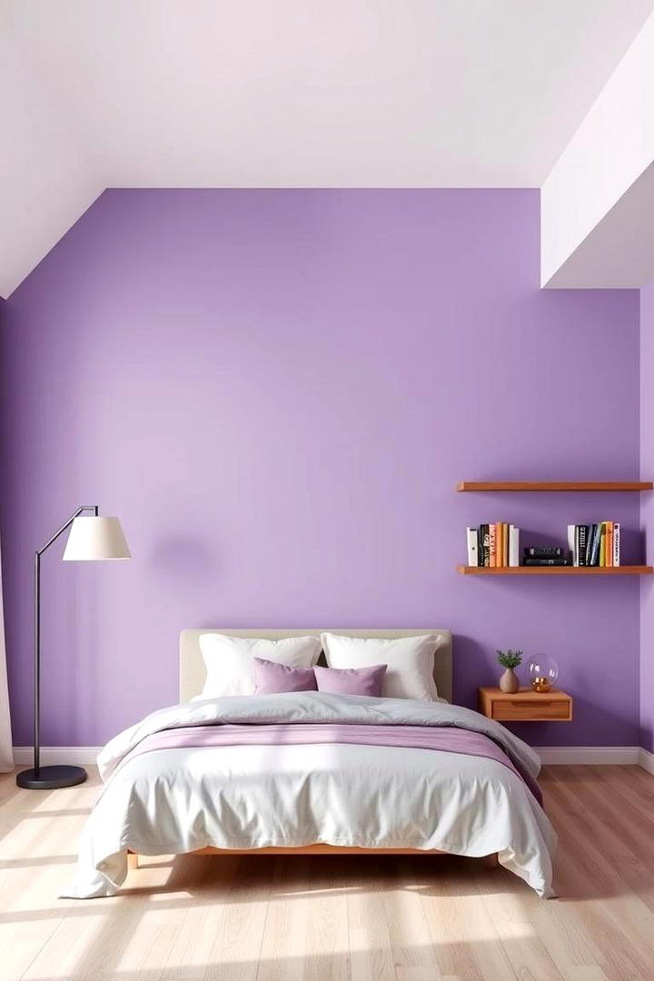 Bold Lavender Balance - 30 Purple Bedroom Ideas