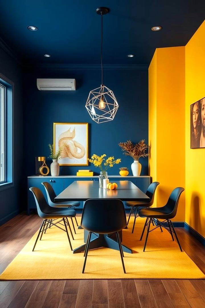 Bold Navy Blue and Vibrant Yellow - 21 Designer-approved Colors That Go With Navy Blue