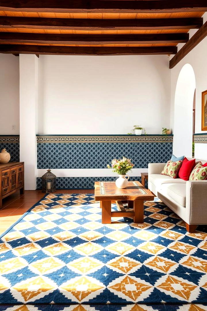 Bold Patterned Decor - 30 Mediterranean Interior Design Ideas