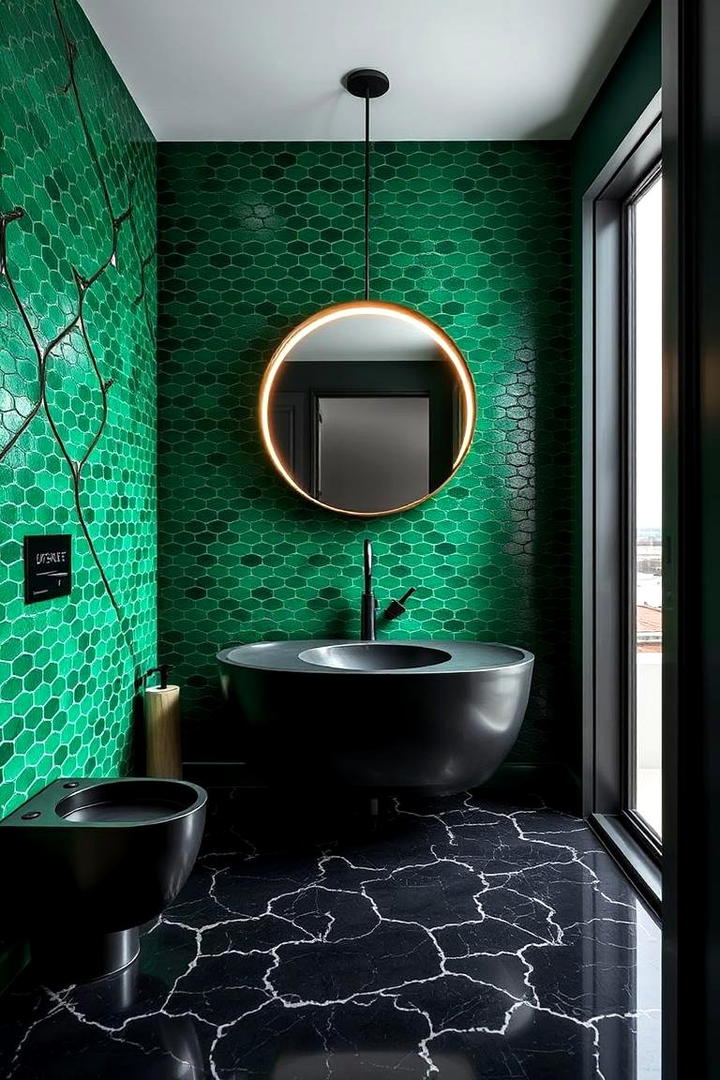 Bold Tile Patterns and Designs - 30 Ensuite Bathroom Ideas