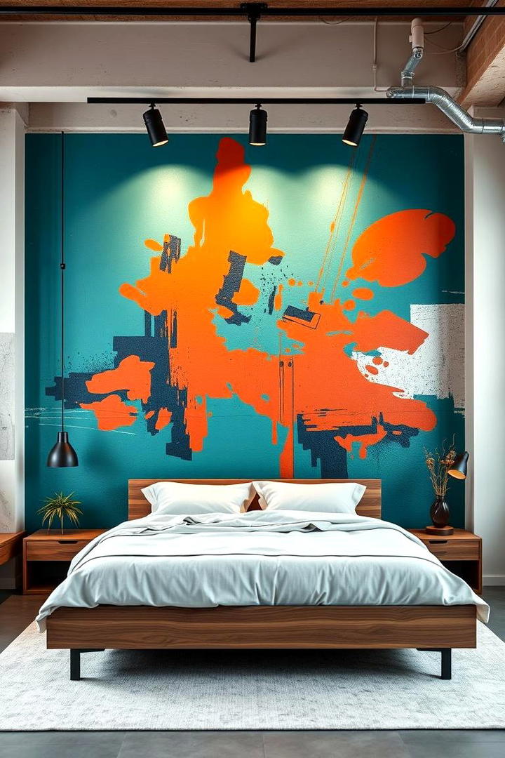 Bold Wall Art Accents - 21 small apartment decorating ideas