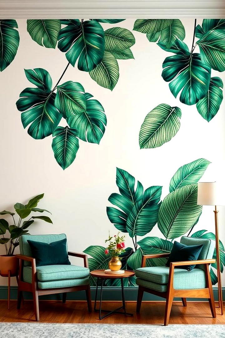 Bold Wallpaper Accent - 21 Blank Wall Ideas