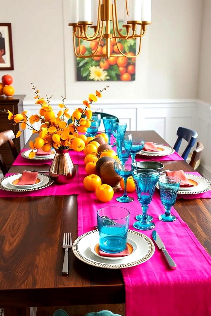 Bold and Bright Celebration - 21 Thanksgiving Table Settings